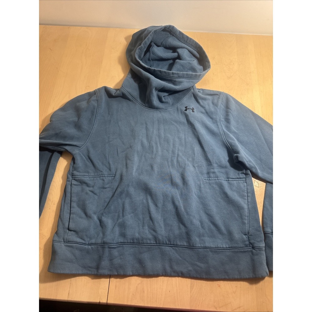 Under Armour Cowl Hoodie Jacket Pull-on Blue‎ Women's Size L Large